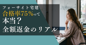 フォーサイト宅建合格率は本当？全額返金のリアル
